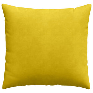 Cuscini da Divano 2 pz-Set di 2 Cuscini per Sofa Giallo 45 x 45 cm Tessuto in Cords