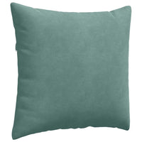 Cuscini da Divano 2 pz-Set di 2 Cuscini per Sofa Verde Mare 45 x 45 cm Tessuto in Cords