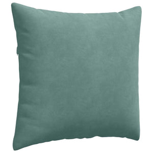 Cuscini da Divano 2 pz-Set di 2 Cuscini per Sofa Verde Mare 45 x 45 cm Tessuto in Cords