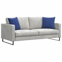 Cuscini da Divano 2 pz-Set di 2 Cuscini per Sofa Blu Polizia 45 x 45 cm Tessuto in Cords
