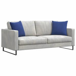 Cuscini da Divano 2 pz-Set di 2 Cuscini per Sofa Blu Polizia 45 x 45 cm Tessuto in Cords