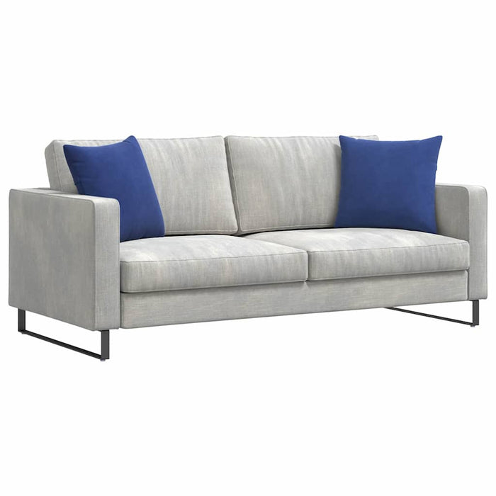 Cuscini da Divano 2 pz-Set di 2 Cuscini per Sofa Blu Polizia 45 x 45 cm Tessuto in Cords