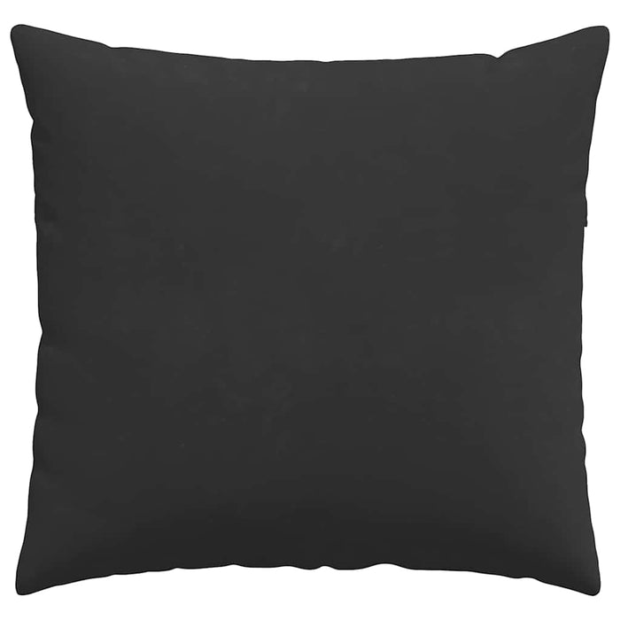 Cuscini da Divano 2 pz-Set di 2 Cuscini per Sofa Nero 45 x 45 cm Tessuto 192021