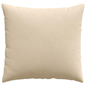 Cuscini da Divano 2 pz-Set di 2 Cuscini per Sofa Crema 45 x 45 cm Tessuto 139522