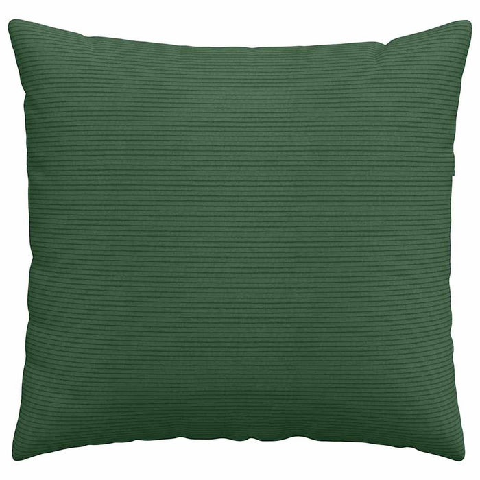 Cuscini da Divano 2 pcs Verde Scuro 45 x 45 cm Tessuto in Cords 42013951