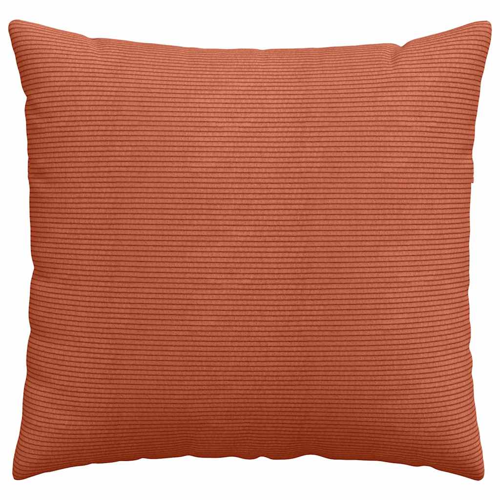 Cuscini da Divano 2 pz-Set di 2 Cuscini per Sofa Rosso Arancio 45 x 45 cm