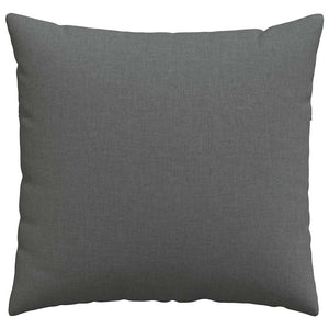 Cuscini da Divano 2 pz-Set di 2 Cuscini per Sofa Grigio scuro 50 x 50 cm Tessuto 369272