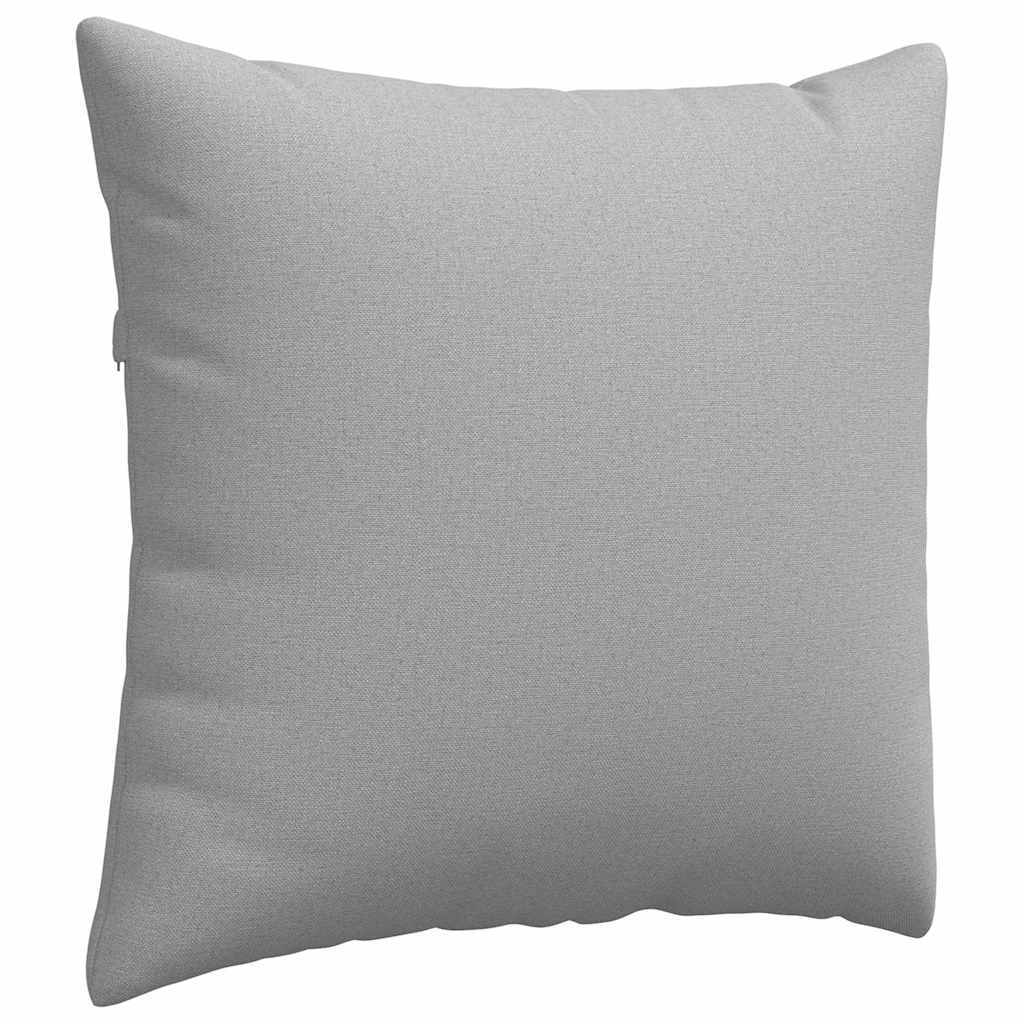 Cuscini da Divano 2 pz-Set di 2 Cuscini per Sofa Grigio Nuvola 50 x 50 cm Tessuto