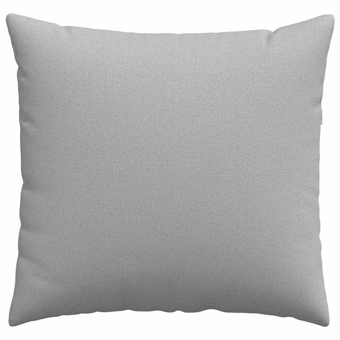 Cuscini da Divano 2 pz-Set di 2 Cuscini per Sofa Grigio Nuvola 50 x 50 cm Tessuto
