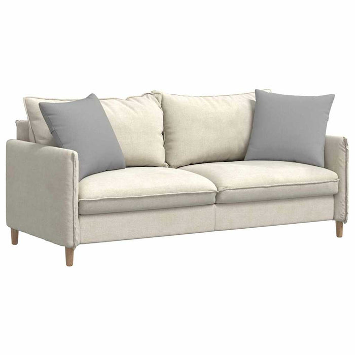 Cuscini da Divano 2 pz-Set di 2 Cuscini per Sofa Grigio Nuvola 50 x 50 cm Tessuto