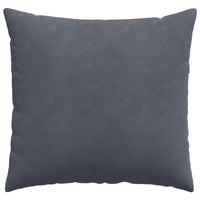 Cuscini da Divano 2 pz-Set di 2 Cuscini per Sofa Grigio scuro 50 x 50 cm 132783