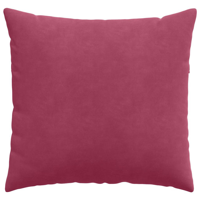 Cuscini da Divano 2 pz-Set di 2 Cuscini per Sofa Rosso Vino 50 x 50 cm Tessuto in Cords