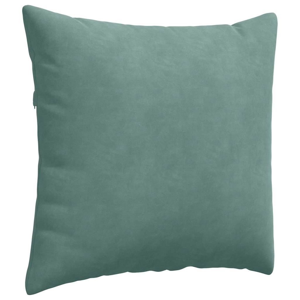 Cuscini da Divano 2 pz-Set di 2 Cuscini per Sofa Verde Mare 50 x 50 cm Tessuto in Cords