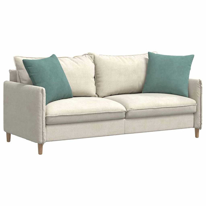 Cuscini da Divano 2 pz-Set di 2 Cuscini per Sofa Verde Mare 50 x 50 cm Tessuto in Cords