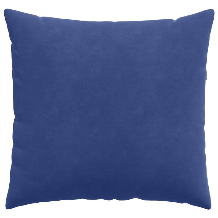 Cuscini da Divano 2 pcs Blu Polizia 50 x 50 cm Tessuto in Cords 42013982