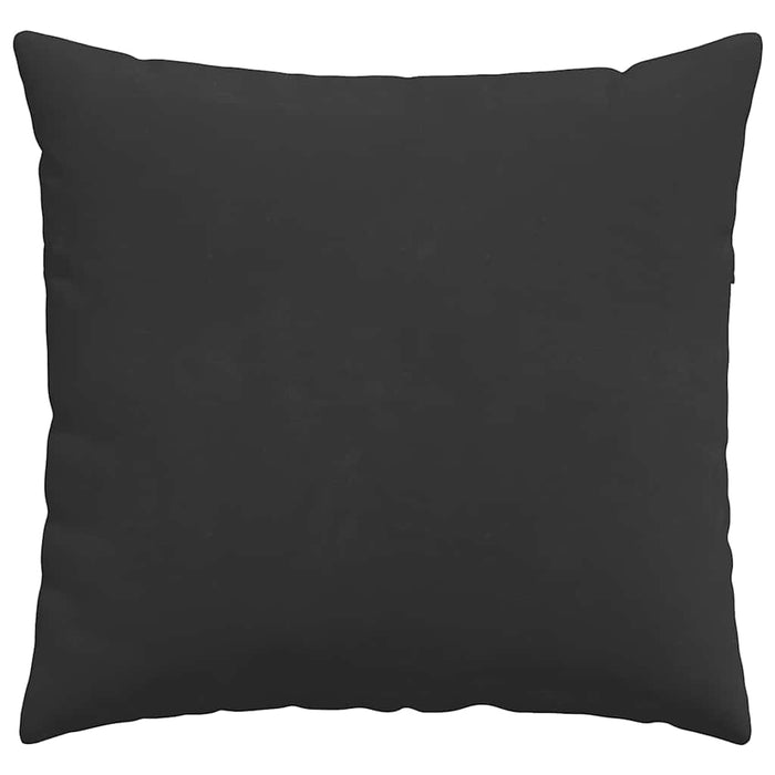 Cuscini da Divano 2 pz-Set di 2 Cuscini per Sofa Nero 50 x 50 cm Tessuto 458331