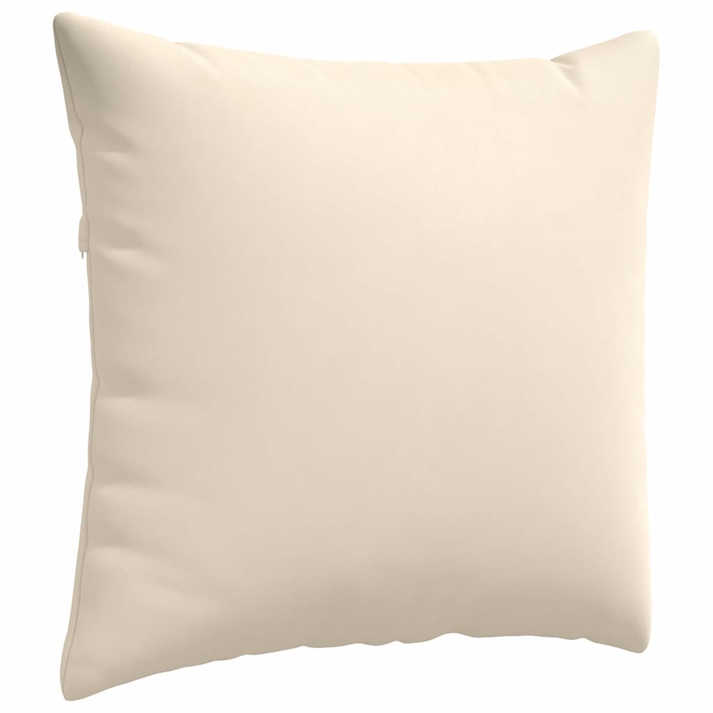 Cuscini da Divano 2 pz-Set di 2 Cuscini per Sofa Beige 50 x 50 cm Tessuto