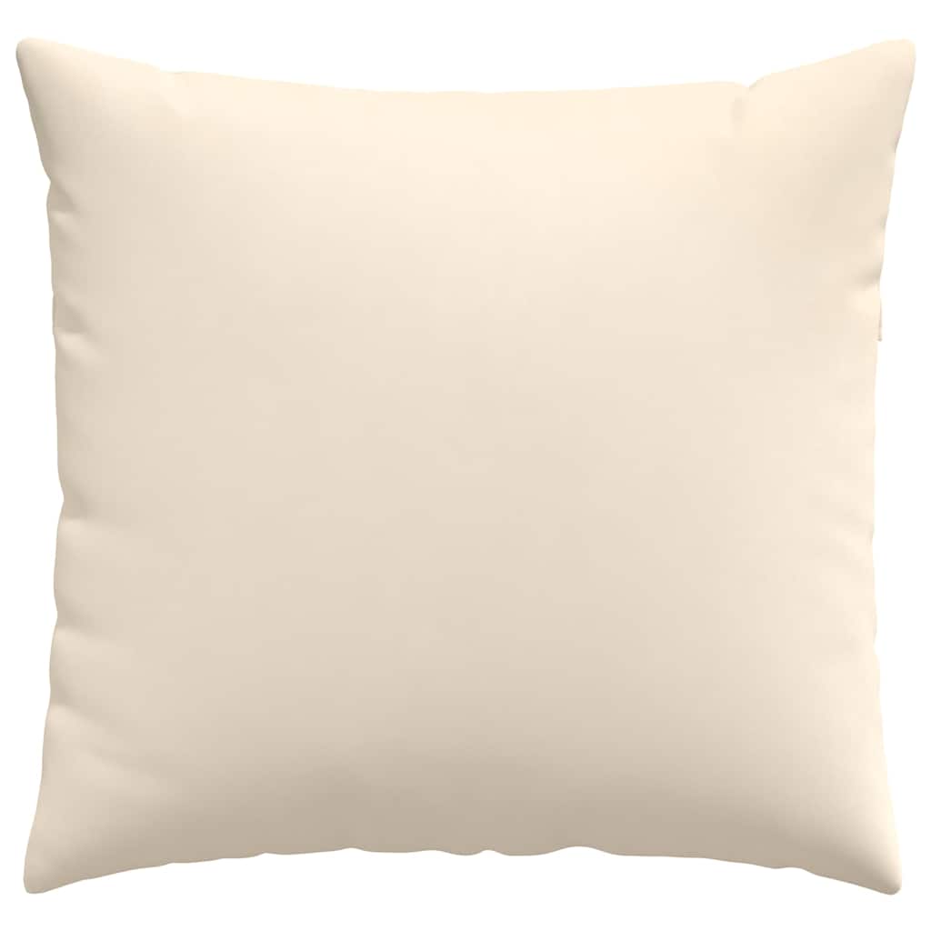 Cuscini da Divano 2 pz-Set di 2 Cuscini per Sofa Beige 50 x 50 cm Tessuto