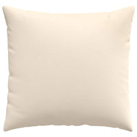 Cuscini da Divano 2 pz-Set di 2 Cuscini per Sofa Beige 50 x 50 cm Tessuto