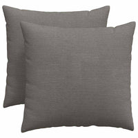 Cuscini da Divano 2 pz-Set di 2 Cuscini per Sofa Grigio chiaro 50 x 50 cm 259530