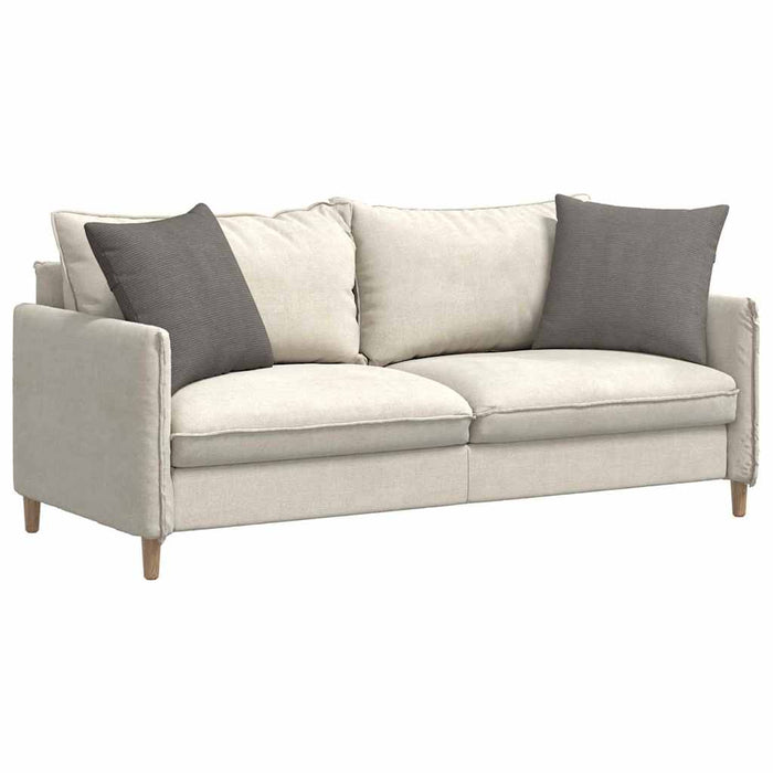 Cuscini da Divano 2 pz-Set di 2 Cuscini per Sofa Grigio chiaro 50 x 50 cm 259530