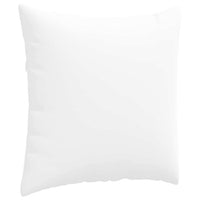 Cuscini da Divano 2 pz-Set di 2 Cuscini per Sofa Bianco 60 x 60 cm Tessuto