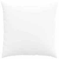 Cuscini da Divano 2 pz-Set di 2 Cuscini per Sofa Bianco 60 x 60 cm Tessuto