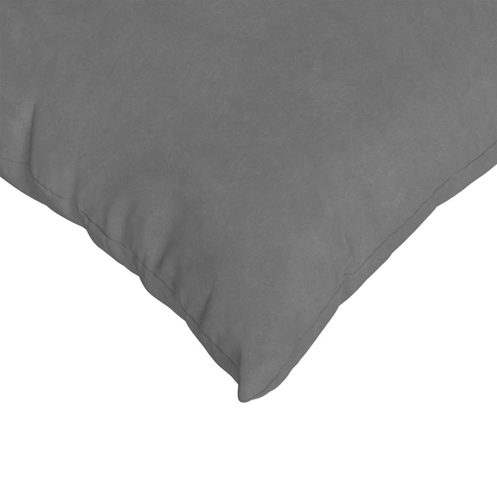 Cuscini da Divano 2 pz-Set di 2 Cuscini per Sofa Grigio scuro 60 x 60 cm Tessuto 933972