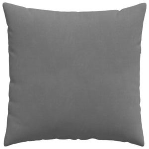 Cuscini da Divano 2 pz-Set di 2 Cuscini per Sofa Grigio scuro 60 x 60 cm Tessuto 933972