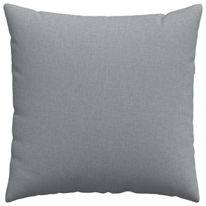 Cuscini da Divano 2 pz-Set di 2 Cuscini per Sofa Grigio chiaro 80 x 80 cm Tessuto 330140