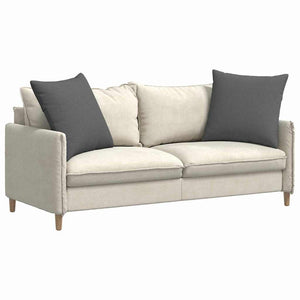 Cuscini da Divano 2 pz-Set di 2 Cuscini per Sofa Grigio scuro 80 x 80 cm Tessuto 690853
