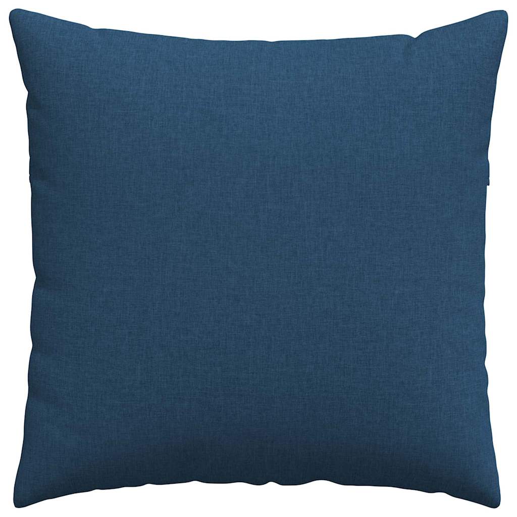Cuscini da Divano 2 pz-Set di 2 Cuscini per Sofa Blu 80 x 80 cm Tessuto