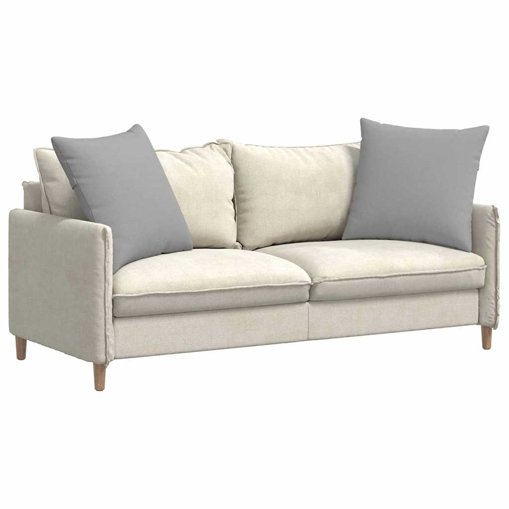 Cuscini da Divano 2 pz-Set di 2 Cuscini per Sofa Grigio Nuvola 80 x 80 cm Tessuto