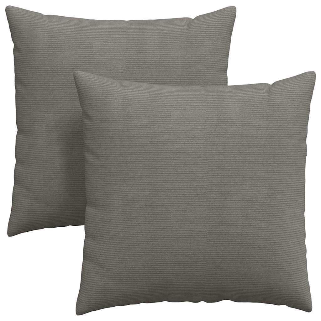 Cuscini da Divano 2 pcs Grigio chiaro 80 x 80 cm 42014075