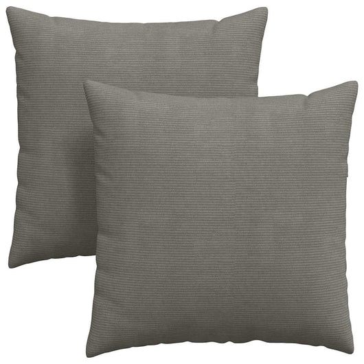 Cuscini da Divano 2 pcs Grigio chiaro 80 x 80 cm 42014075
