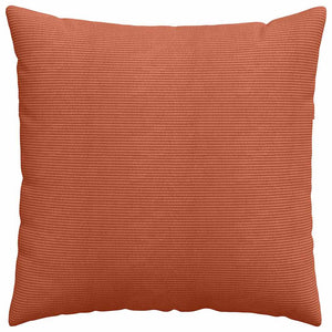 Cuscini da Divano 2 pz-Set di 2 Cuscini per Sofa Rosso Arancio 80 x 80 cm