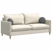 Cuscini per Seduta 2 pcs Grigio scuro Ø30 x 13 cm Tessuto 42014084