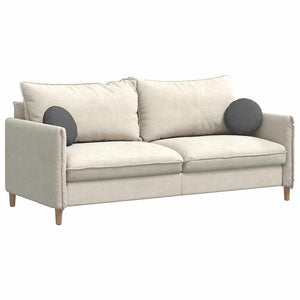 Cuscini per Seduta 2 pcs Grigio scuro Ø30 x 13 cm Tessuto 42014084