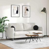 Cuscini per Seduta 2 pcs Nero Ø30 x 13 cm Tessuto 42014085