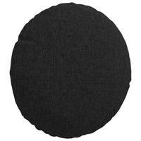 Cuscini per Seduta 2 pcs Nero Ø30 x 13 cm Tessuto 42014085