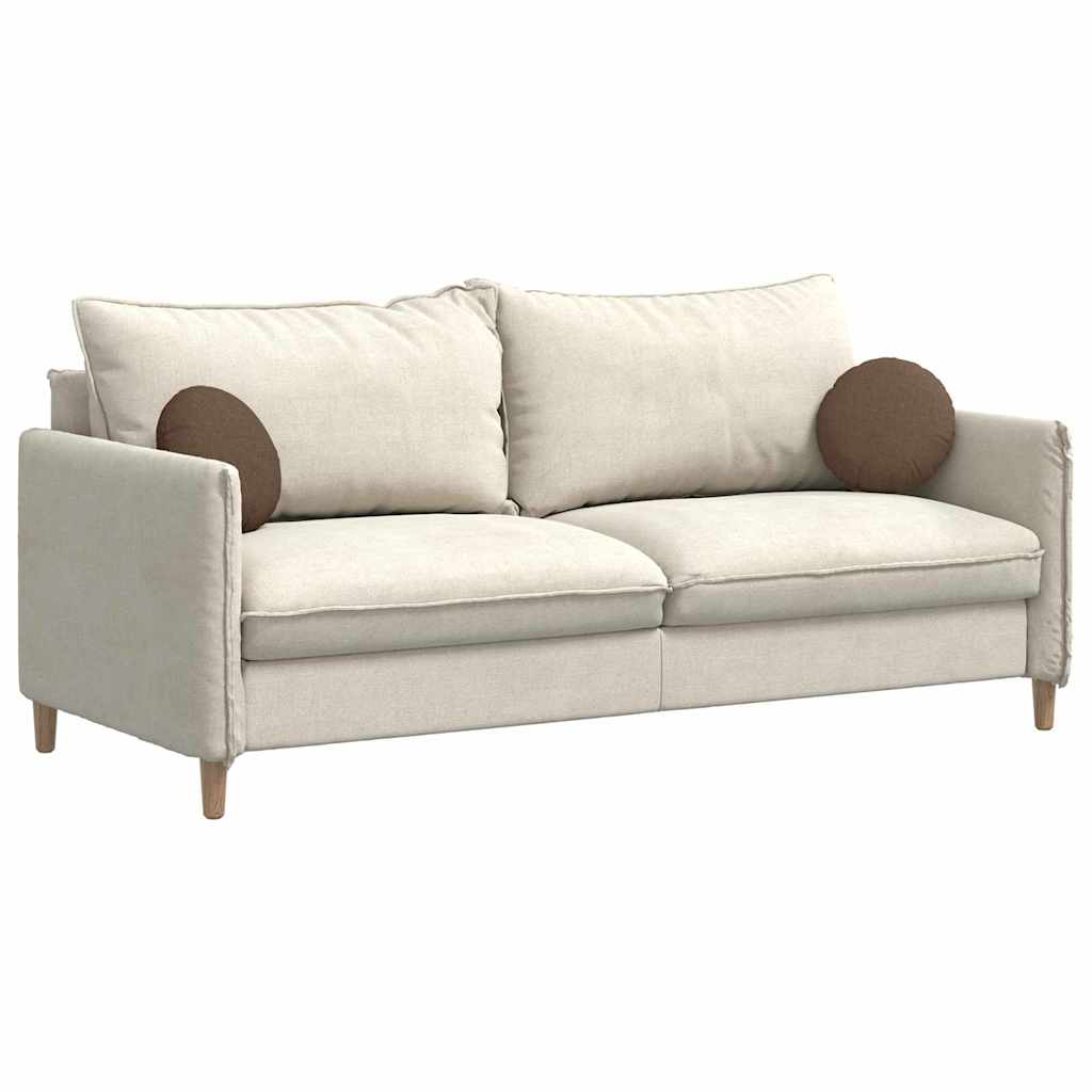 Cuscini per Seduta 2 pcs Marrone Ø30 x 13 cm Tessuto 42014087