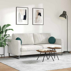 Cuscini per Seduta 2 pcs Verde Scuro Ø30 x 13 cm Tessuto 42014088