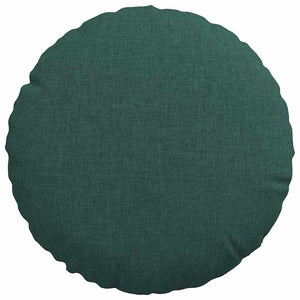 Cuscini per Seduta 2 pcs Verde Scuro Ø30 x 13 cm Tessuto 42014088