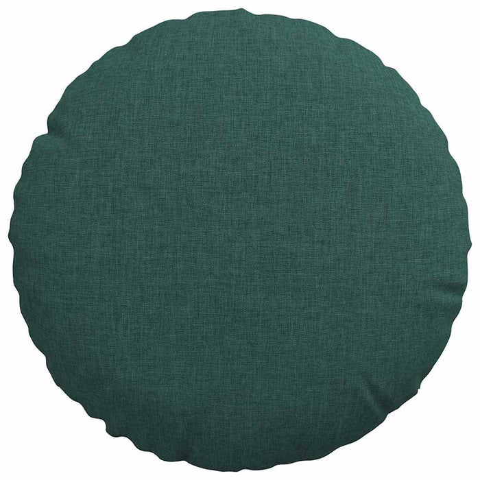 Cuscini per Seduta 2 pcs Verde Scuro Ø30 x 13 cm Tessuto 42014088