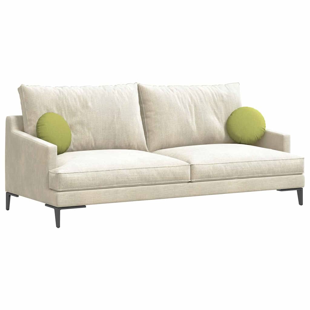 Cuscini per Seduta 2 pcs Verde chiaro Ø30 x 13 cm Tessuto 42014093