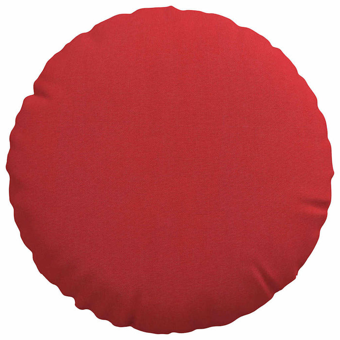 Cuscini per Seduta 2 pcs Rosso Ø30 x 13 cm Tessuto 42014095