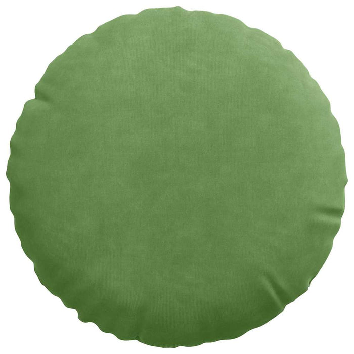 Cuscini per Seduta 2 pcs Verde chiaro Ø 40 x 13 cm Velluto 42014103