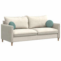 Cuscini per Seduta 2 pcs Verde Mare Ø 40 x 13 cm Velluto 42014110