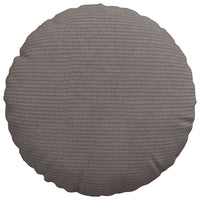 Cuscini per Seduta 2 pcs Grigio chiaro Ø 30 cm Tessuto in Cords 42014112