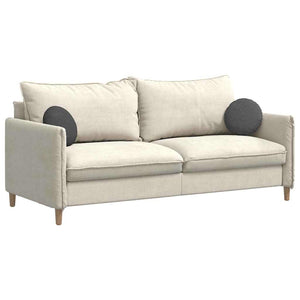 Cuscini per Seduta 2 pcs Grigio scuro Ø 30 cm Tessuto in Cords 42014113